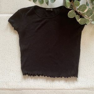 Ribbed crop top